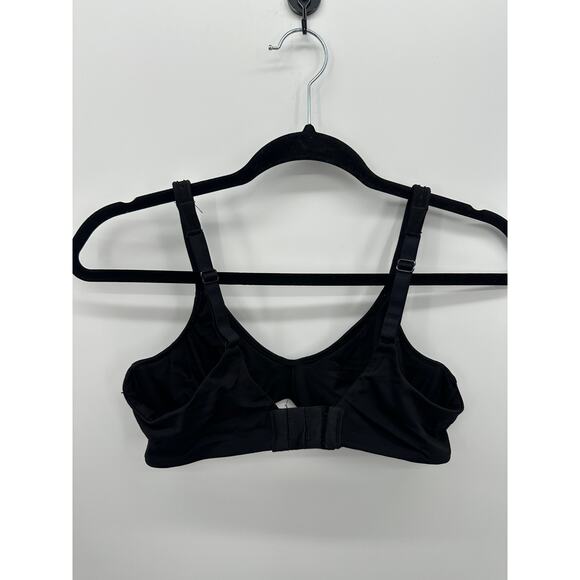 Olga Womens Black Cheetah Minimizer Underwire Bra Size 36C Sexy Romantic - Picture 2 of 5